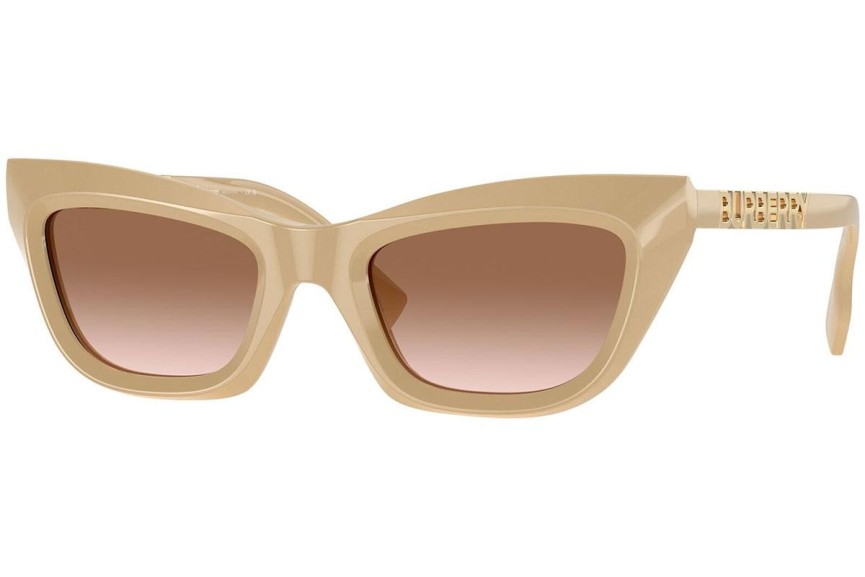 Okulary przeciwsłoneczne Burberry BE4409 409213 Kocie oczy Beżowe