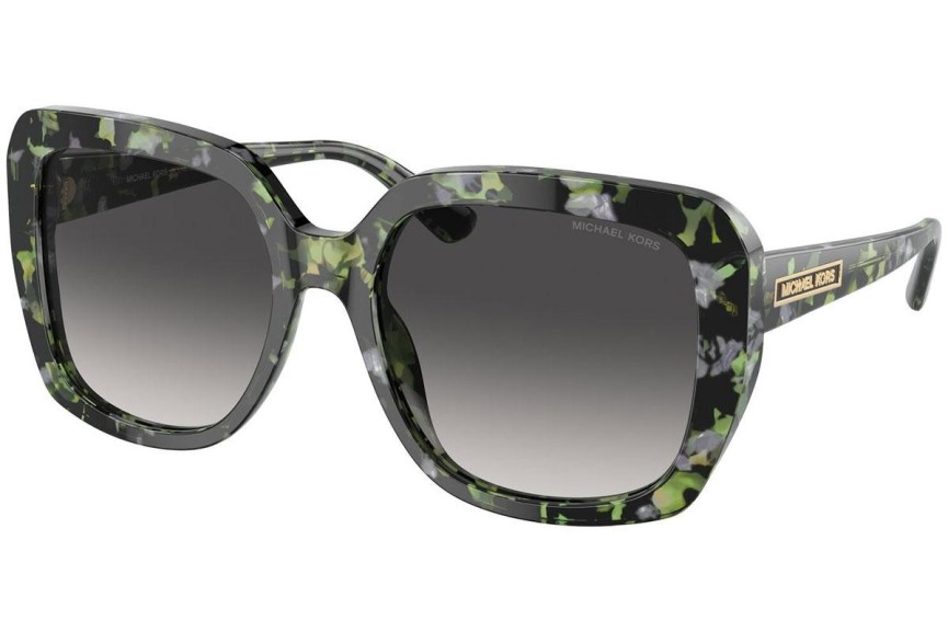 Okulary przeciwsłoneczne Michael Kors Manhasset MK2140 39478G Kwadratowe Zielone