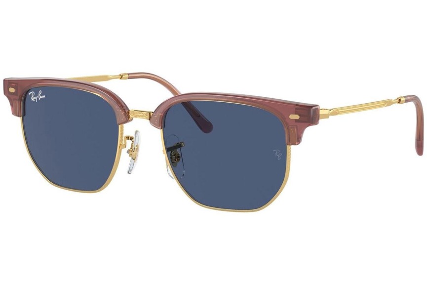 Okulary przeciwsłoneczne Ray-Ban Junior RJ9116S 715680 Nieregularny Brązowe