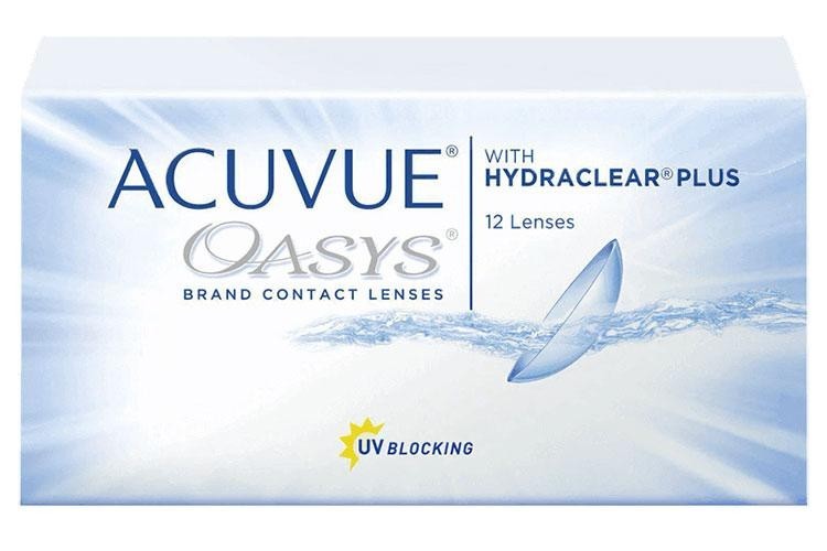 Soczewki kontaktowe Dwutygodniowe Acuvue Oasys (12 soczewek)