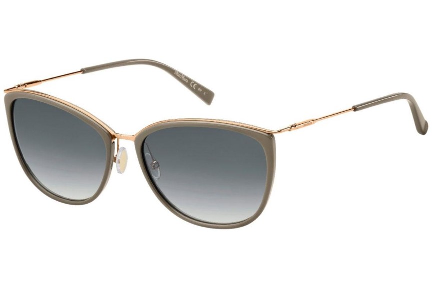 Okulary przeciwsłoneczne Max Mara Classy V 10A/9O Polarized Kocie oczy Beżowe