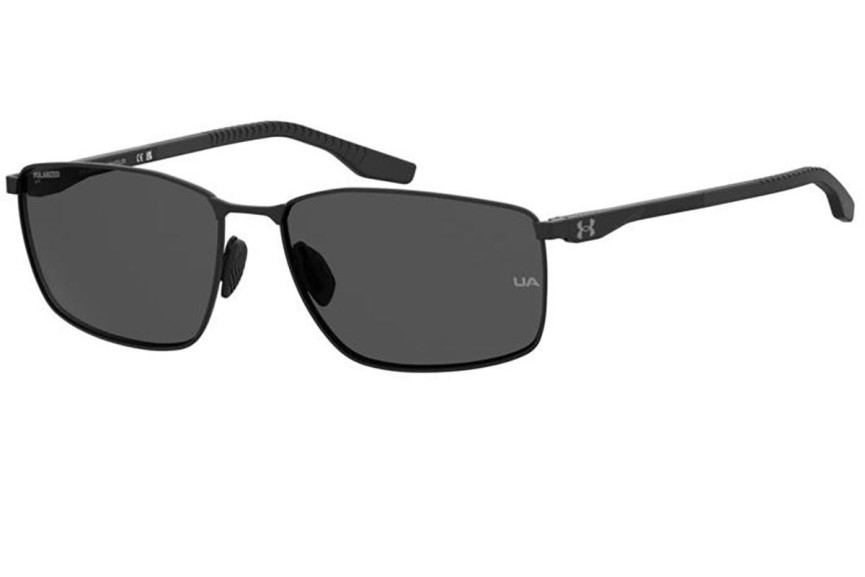 Okulary przeciwsłoneczne Under Armour UAFOCUSED/G 003/M9 Polarized Prostokątne Czarne