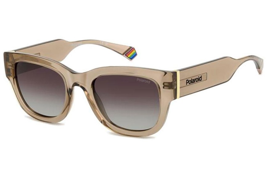 Слънчеви очила Polaroid PLD6213/S/X 10A/LA Polarized Правоъгълни Бежова