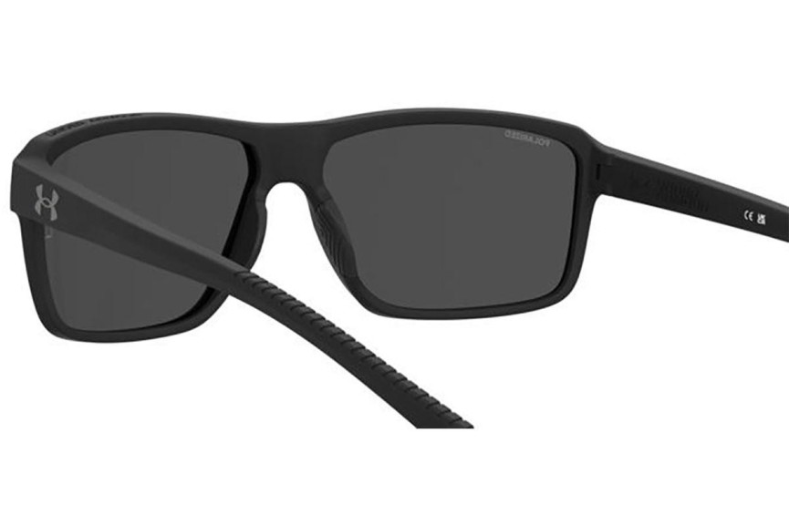 Okulary przeciwsłoneczne Under Armour UAKICKOFF 003/M9 Polarized Prostokątne Czarne