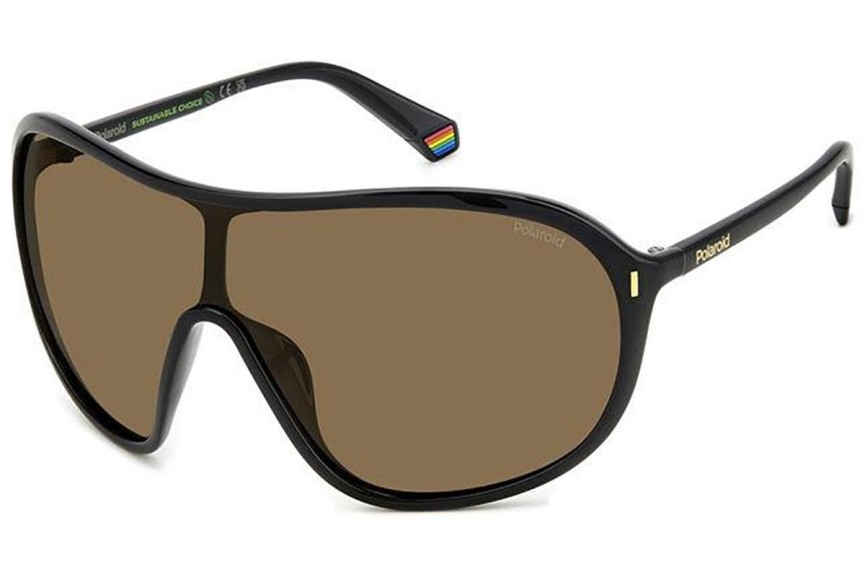 Ochelari de soare Polaroid PLD6216/S 807/SP Polarized Lentilă unică | Shield Negri