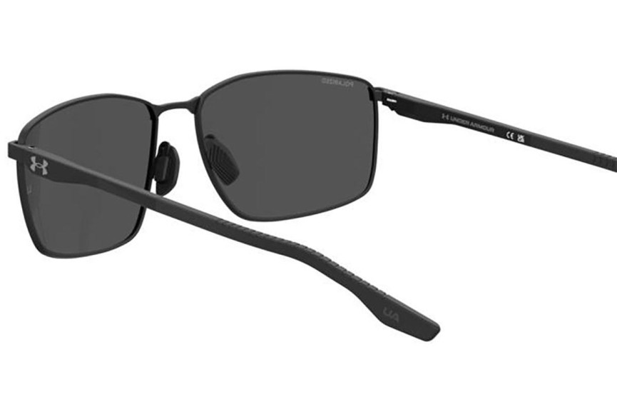 Okulary przeciwsłoneczne Under Armour UAFOCUSED/G 003/M9 Polarized Prostokątne Czarne