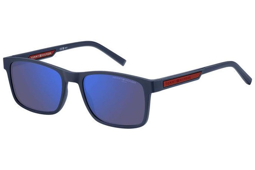 Ochelari de soare Tommy Hilfiger TH2089/S FLL/VI Dreptunghiulari Albaștri