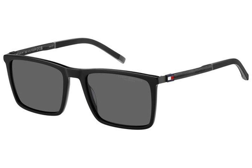 Слънчеви очила Tommy Hilfiger TH2077/S 807/M9 Polarized Правоъгълни Черна