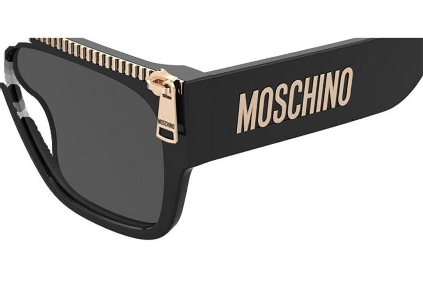 Слънчеви очила Moschino MOS165/S 807/IR Flat Top Черна