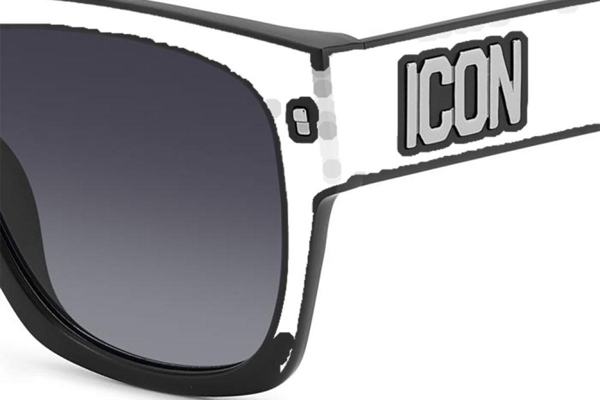 Ochelari de soare Dsquared2 ICON0004/S P5I/9O Pătrați Negri