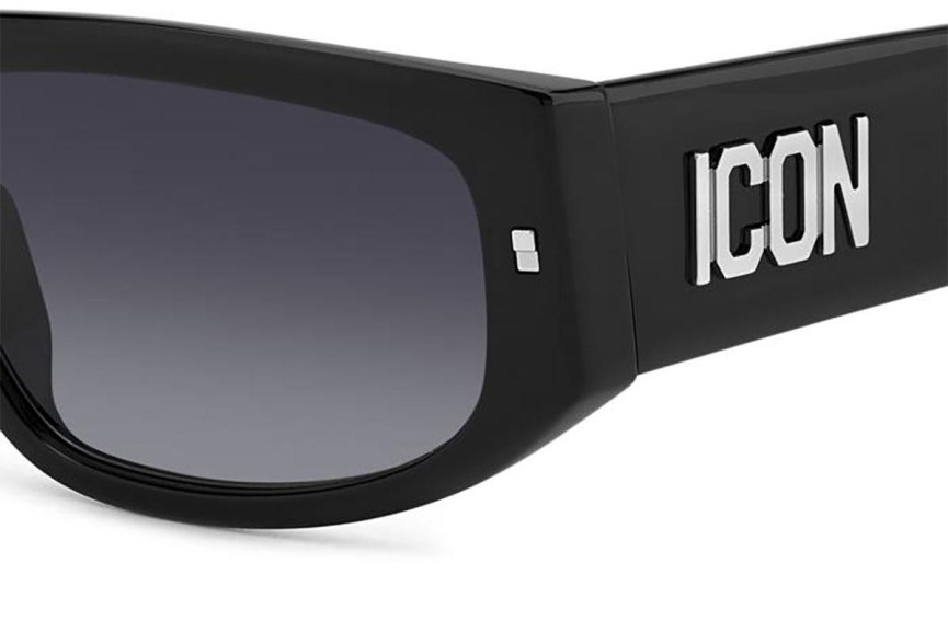 Слънчеви очила Dsquared2 ICON0016/S 807/9O Правоъгълни Черна