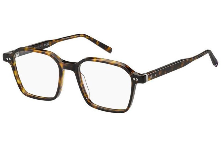 Ochelari Tommy Hilfiger TH2071 086 Dreptunghiulari Havana