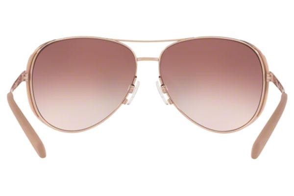 Okulary przeciwsłoneczne Michael Kors Chelsea MK5004 11086F Pilotki (Aviator) Złote