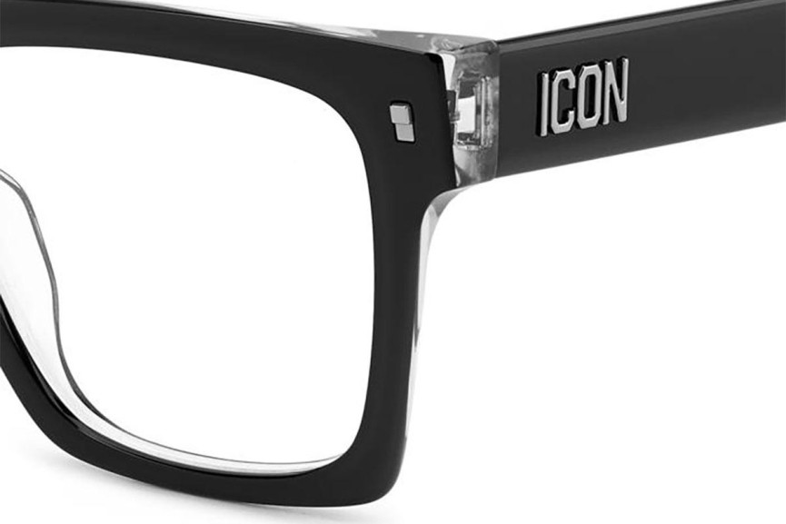 Очила Dsquared2 ICON0019 7C5 Правоъгълни Черна