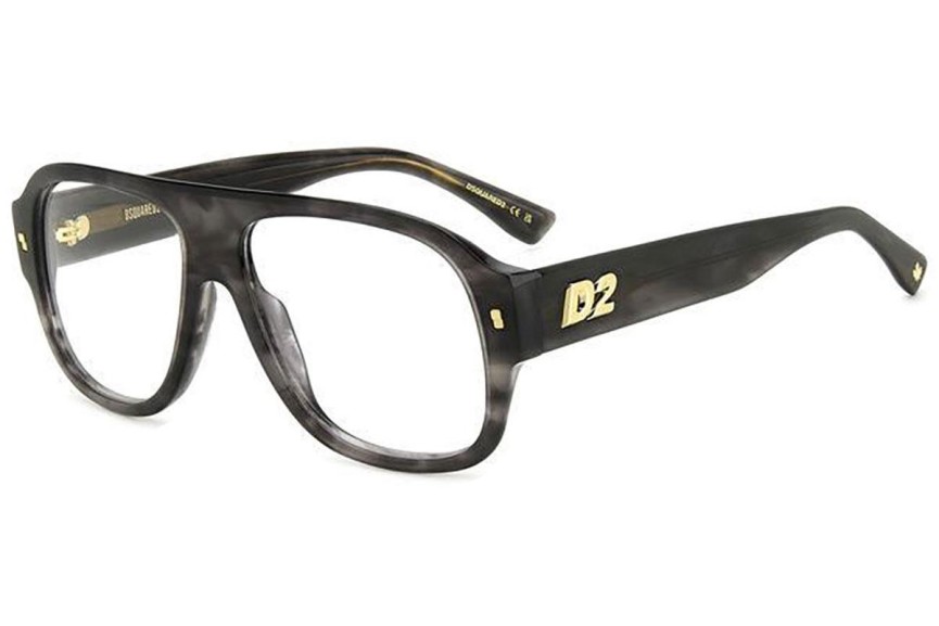 szemüvegeinket Dsquared2 D20125 2W8 Flat Top Szürke