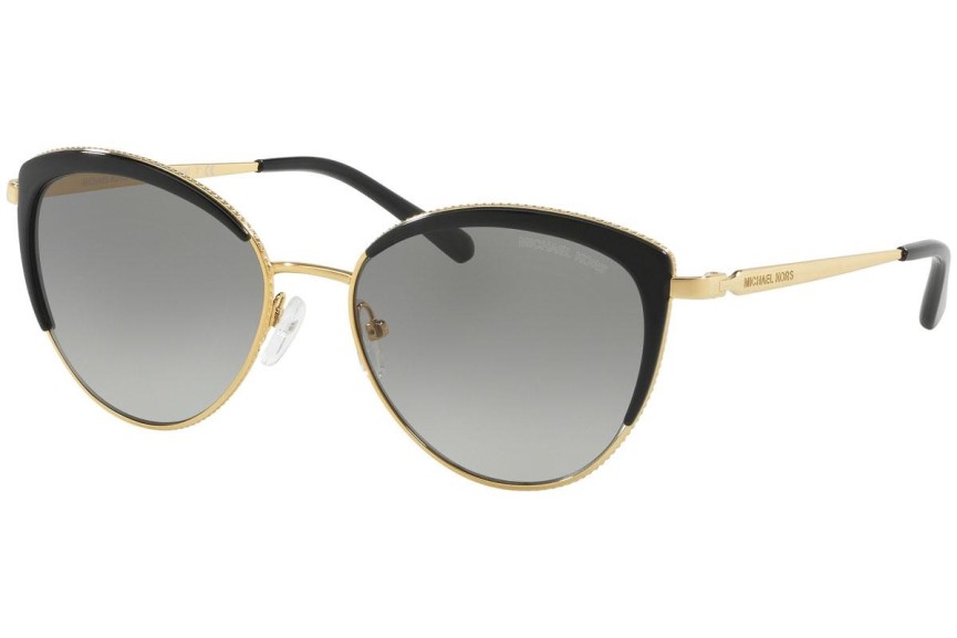 Okulary przeciwsłoneczne Michael Kors Key Biscayne MK1046 110011 Kocie oczy Czarne