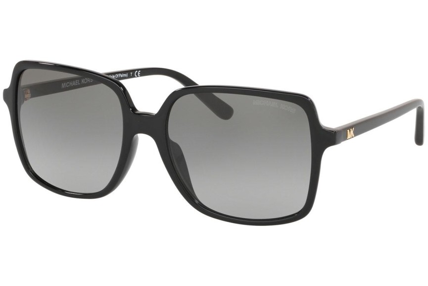 Okulary przeciwsłoneczne Michael Kors Isle of Palms MK2098U 300511 Oversize Czarne