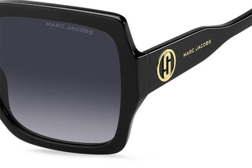 Okulary przeciwsłoneczne Marc Jacobs MARC731/S 807/9O Kwadratowe Czarne