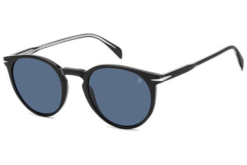 Ochelari de soare David Beckham DB1139/S 807/KU Rotunzi Negri