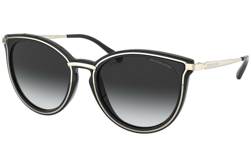 Okulary przeciwsłoneczne Michael Kors Brisbane MK1077 10148G Okrągłe Czarne