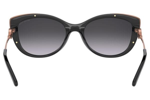 Okulary przeciwsłoneczne Michael Kors South Hampton MK2127U 33328G Kocie oczy Czarne