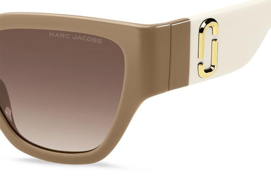 Ochelari de soare Marc Jacobs MARC724/S 10A/HA Dreptunghiulari Bej