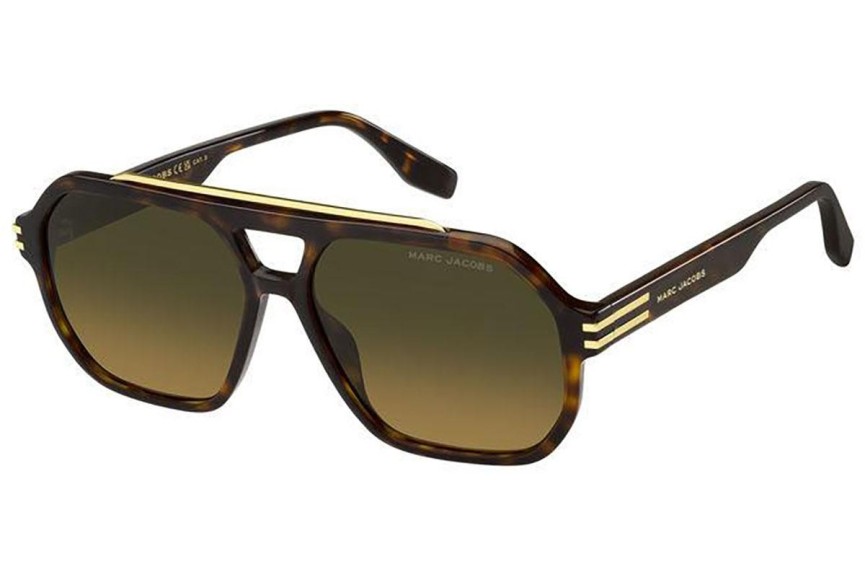 Napszemüvegek Marc Jacobs MARC753/S 086/SE Szogletes Havana