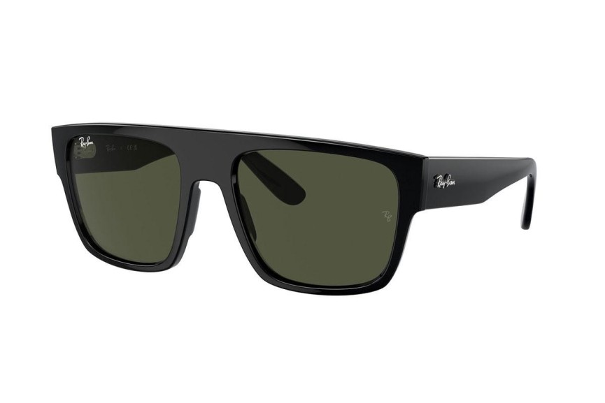 Okulary przeciwsłoneczne Ray-Ban Drifter RB0360S 901/31 Kwadratowe Czarne