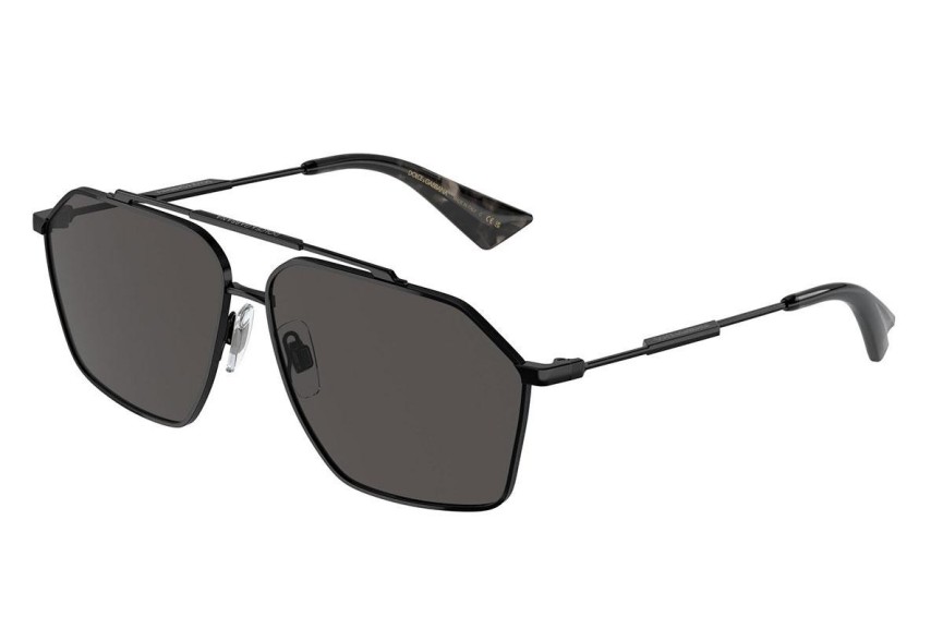 Слънчеви очила Dolce & Gabbana DG2303 01/87 Пилотни Черна