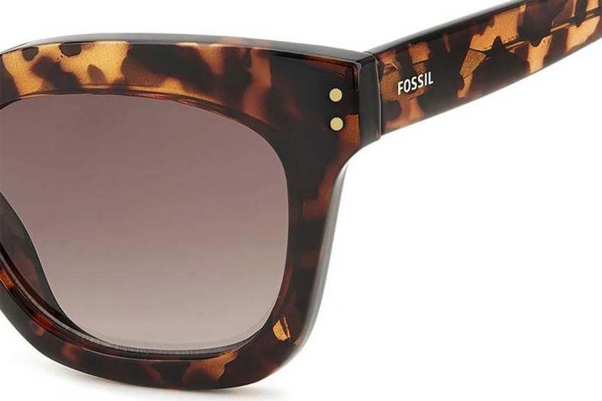 Ochelari de soare Fossil FOS3153/G/S 086/HA Cat Eye Havana