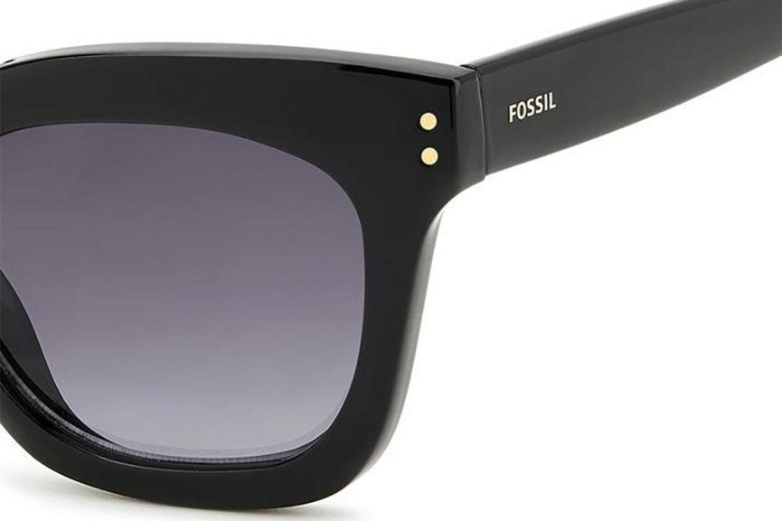 Okulary przeciwsłoneczne Fossil FOS3153/G/S 807/9O Kocie oczy Czarne