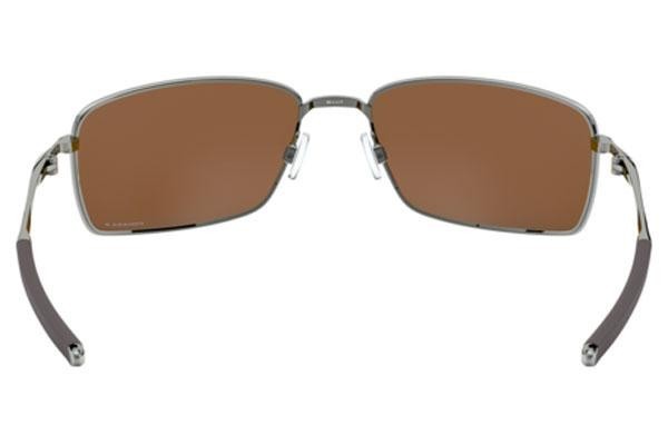 Ochelari de soare Oakley Square Wire OO4075-14 PRIZM Polarized Dreptunghiulari Argintii