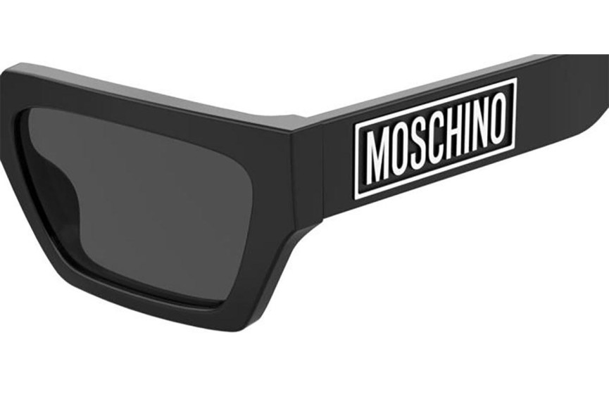 Ochelari de soare Moschino MOS166/S 807/IR Dreptunghiulari Negri