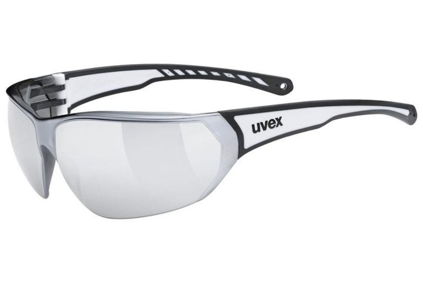 Ochelari de soare uvex sportstyle 204 Black / White S3 Dreptunghiulari Negri