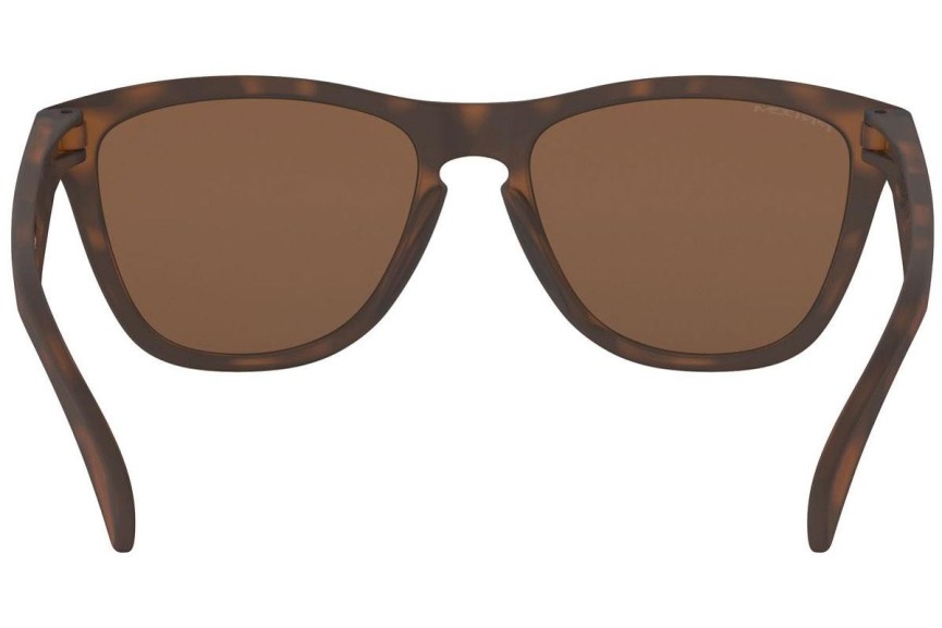 Okulary przeciwsłoneczne Oakley Frogskins OO9013-C5 PRIZM Kwadratowe Brązowe