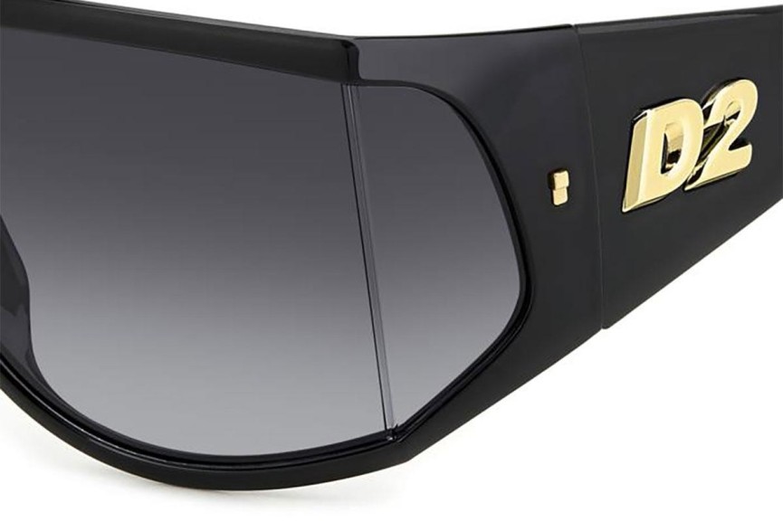 Слънчеви очила Dsquared2 D20124/S 2M2/9O Flat Top Черна