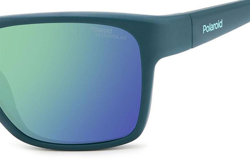 Слънчеви очила Polaroid PLD7052/S PYW/78 Polarized Правоъгълни Зелена