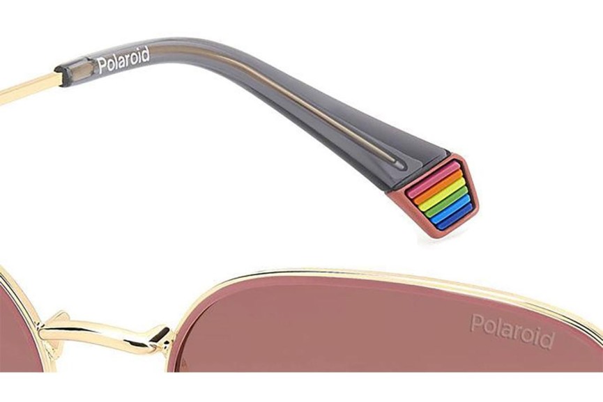 Ochelari de soare Polaroid PLD6214/S/X EYR/GC Polarized Dreptunghiulari Aurii