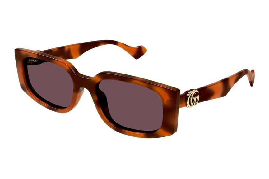 Okulary przeciwsłoneczne Gucci GG1534S 006 Prostokątne Pomarańczowe