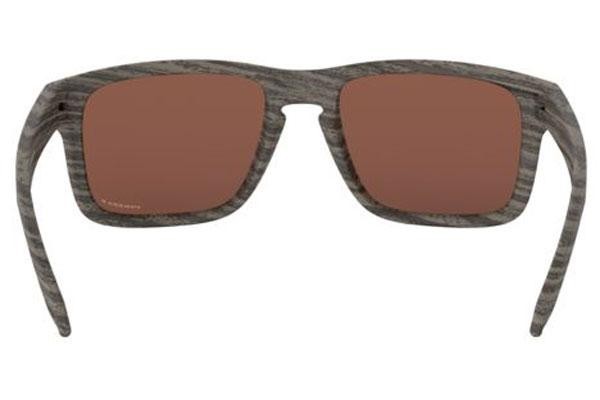 Okulary przeciwsłoneczne Oakley Holbrook OO9102-J9 Polarized Kwadratowe Brązowe