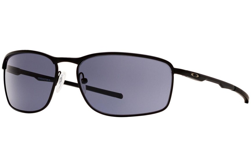 Okulary przeciwsłoneczne Oakley Conductor 8 OO4107-01 Prostokątne Czarne