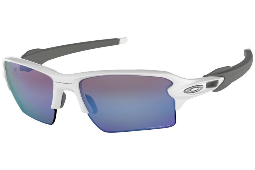 Ochelari de soare Oakley Flak 2.0 XL OO9188-82 PRIZM Polarized Dreptunghiulari Albi