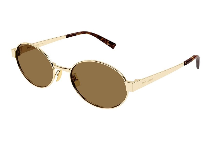 Okulary przeciwsłoneczne Saint Laurent SL692 004 Okrągłe Złote