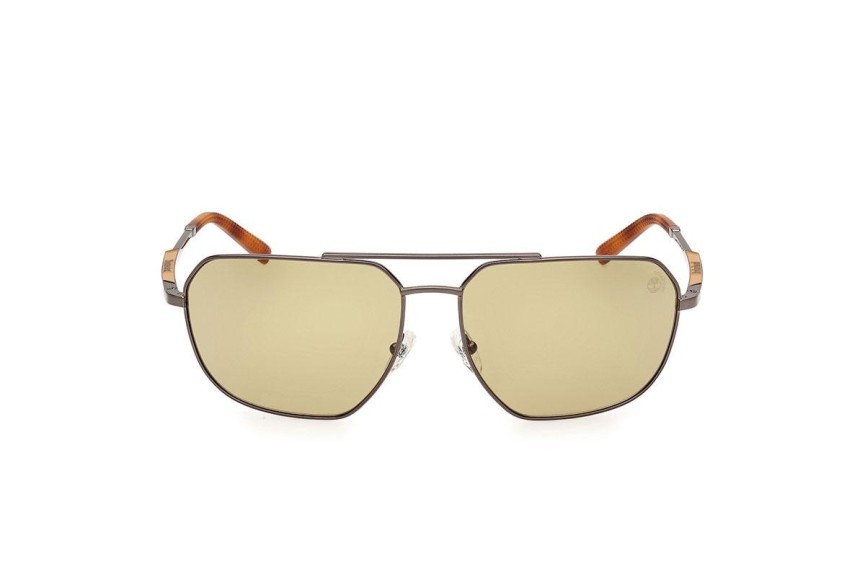 Okulary przeciwsłoneczne Timberland TB00009 06H Polarized Pilotki (Aviator) Szare