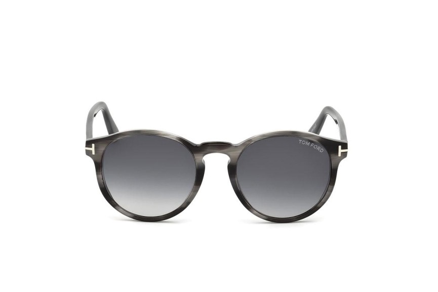 Okulary przeciwsłoneczne Tom Ford Ian FT0591 20B Okrągłe Szare