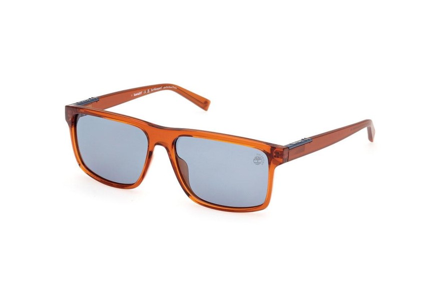 Слънчеви очила Timberland TB00006 47D Polarized Правоъгълни Кафява