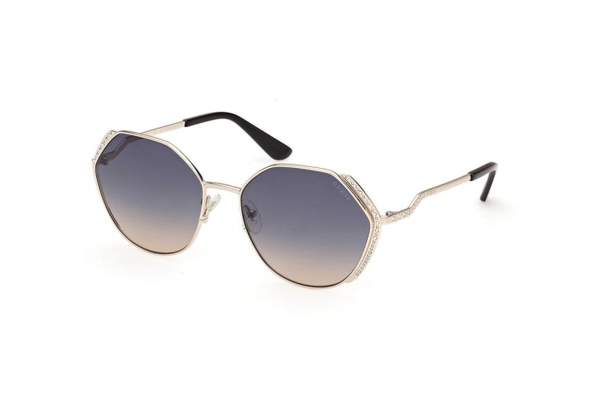 Okulary przeciwsłoneczne Guess GU7842-S 33W Photochromic Prostokątne Złote