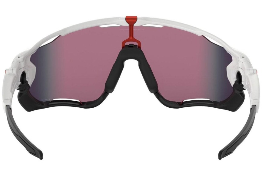 Okulary przeciwsłoneczne Oakley Jawbreaker OO9290-05 PRIZM Pojedyncze | Shield Białe