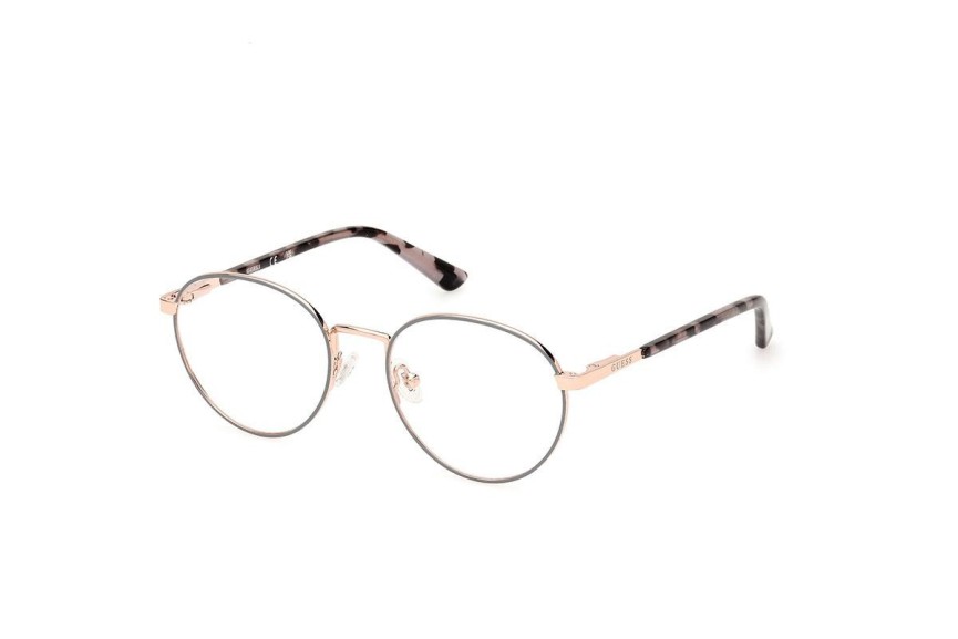 Okulary korekcyjne Guess GU8274 028 Okrągłe Złote