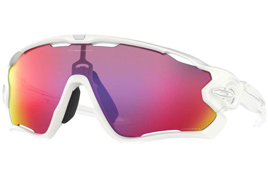 Okulary przeciwsłoneczne Oakley Jawbreaker OO9290-55 Pojedyncze | Shield Białe